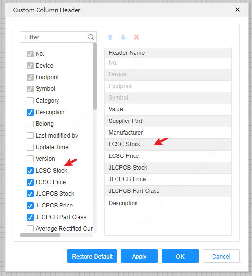 Device List | EasyEDA Pro User Guide